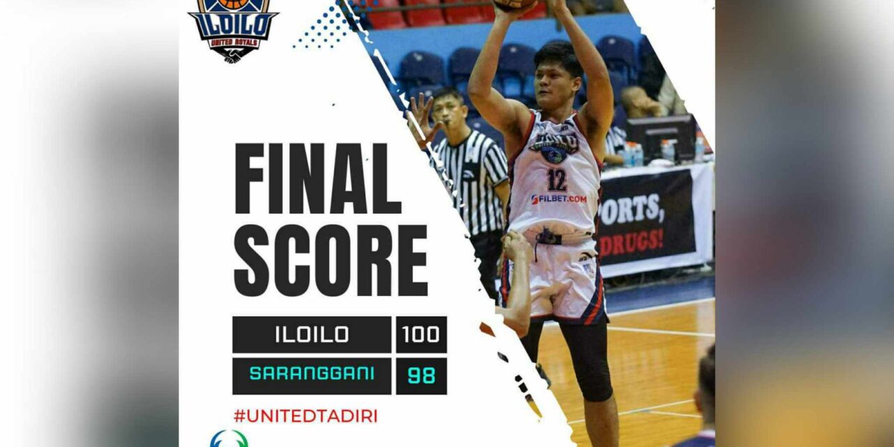 Iloilo United Royals snatches first win under new Ilonggo coach