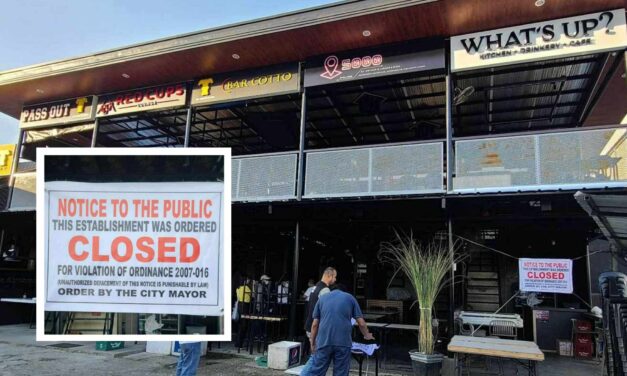 7 bars in Iloilo City ordered closed