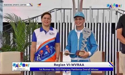Region 6 finishes first runner-up in Palarong Pambansa 2023
