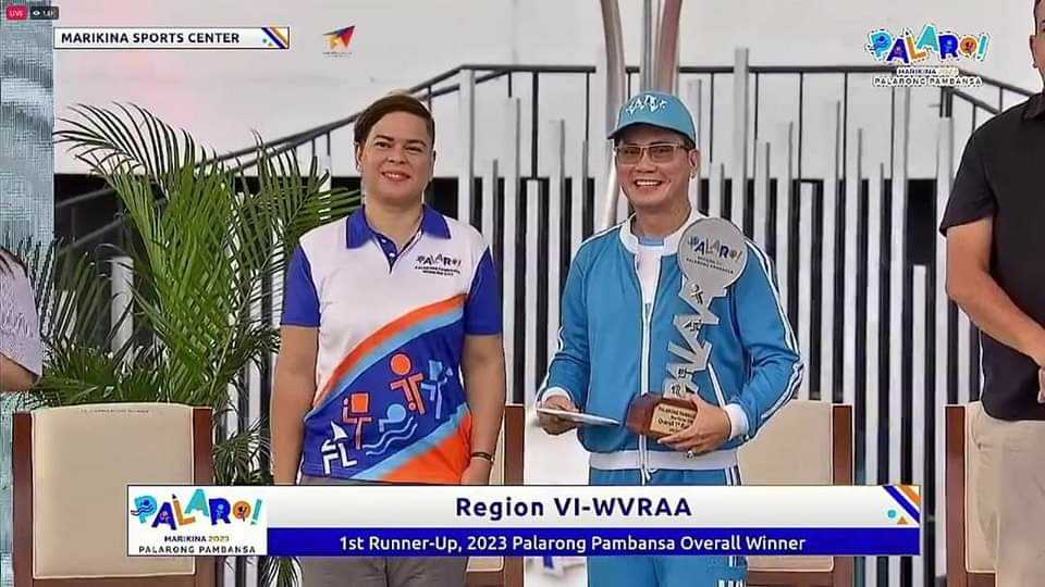 Region 6 finishes first runner-up in Palarong Pambansa 2023