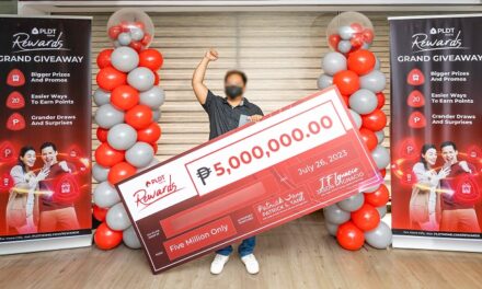 Seafarer wins P5M in PLDT Home Rewards Grand Giveaway Promo