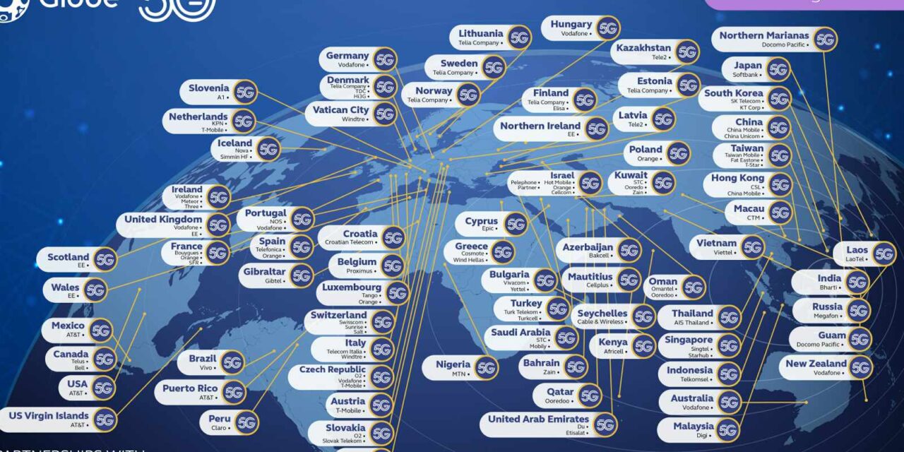 Globe sets stage for global leadership via 5G roaming collaborations with 156 partners worldwide